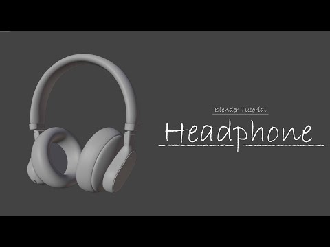 Blender Tutorial: Headphone | Blender tutorial in Hindi | 3D modelling of Headphone | Product Design