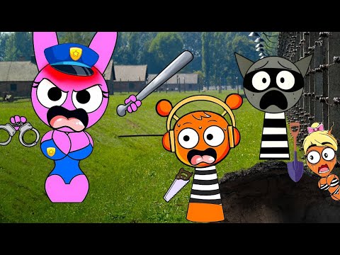 😱 Dangerous criminals MISSING?! PINKI POLICE CONTINUES ON MISSION 🚓💨 (Real life Sprunki)