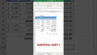 Excel Tip: Upgrade Your Formulas - Ditch SUM() and Embrace SUBTOTAL! Part 1