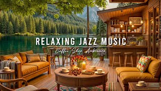 Relaxing Jazz Instrumental Music ~ Cozy Porch Ambience ☕ Smooth Jazz Music for Studying, Work, Focus