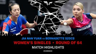 Jia Nan Yuan vs Bernadette Szocs | WS R64 | #USSMASH 2025