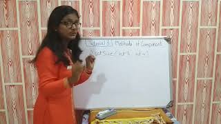 Methods of Component Class | Java Master | Mayuri Mali | Watch Once & Remember Forever | Must Watch