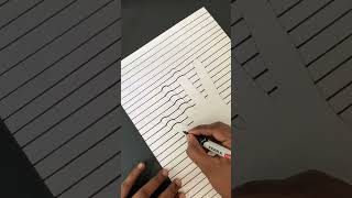 Easy 3D Hand Illusion Drawing #shortsfeed #shortsvideo #drawing #3ddrawing #illusion #easydrawing