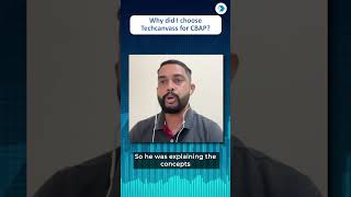 Why did I choose Techcanvass for CBAP? | Shreejith CBAP Success Story #businessanalyst