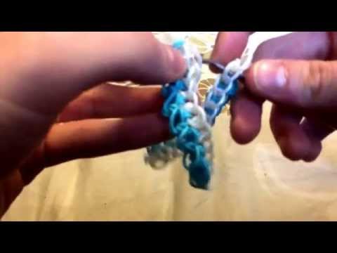 The Ruffled Elegance Rainbow Loom Bracelet