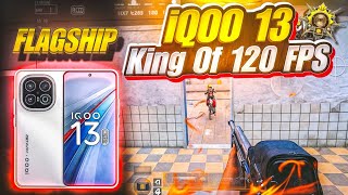 iQOO 13 PUBG TEST SMOOTH 120 FPS🔱🔥 GRAPHICS SETTINGS WITH FPS METER FULL REVIEW 🔥
