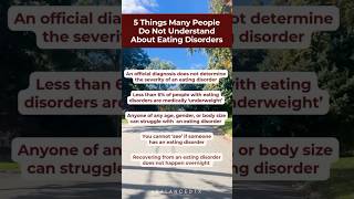 What People Don’t Understand About EDs #eatingdisorderrecovery #eatingdisorderawareness