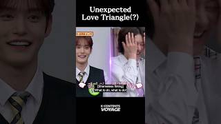 Unexpected Love Triangle😂 #knowingbros #heechul #jiwoong #zerobaseone