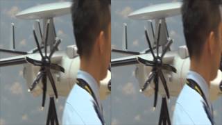 20130817 鷹眼2000型空中預警機 模型 航太展 世貿一館 3D Ver.
