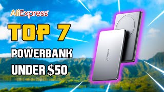 🤩 Top 7 Best Powerbank On Aliexpress Under 50$ | Best Aliexpress Powerbank In 2025 🔥