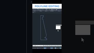 Alter Polyline Shape #autocadtutorial #autocadtips #design