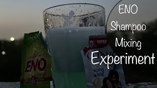 ENO + Shampoo + water experiment || crazy zone challenge