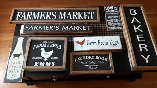 FARMHOUSE SIGNS 2017