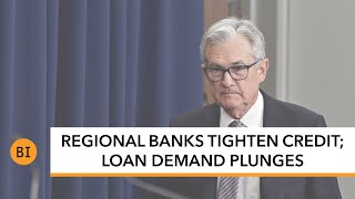 Regional Banks Tighten Credit; Loan Demand Plunges