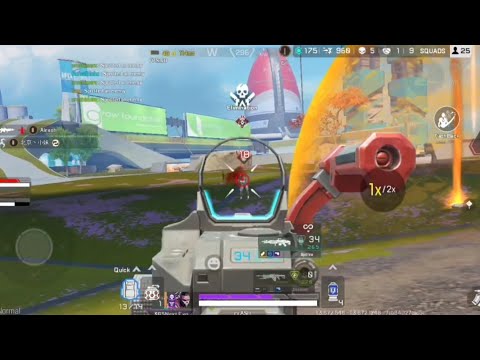 kill 30+ | Aggressive random players with me APEX LEGENDS MOBILE | 120hz | 60fps | SD870 gameplay..