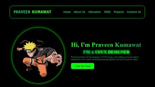 Build a FUTURISTIC Portfolio Website | 3D Parallax & AI Integration (HTML/CSS/JS Tutorial - Part 2)
