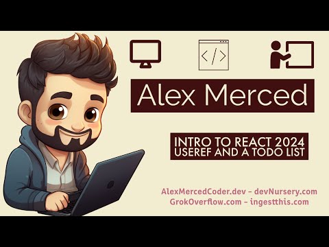 AM Coder - Intro to React 2024 - #6 - useRef and a Basic Todo List
