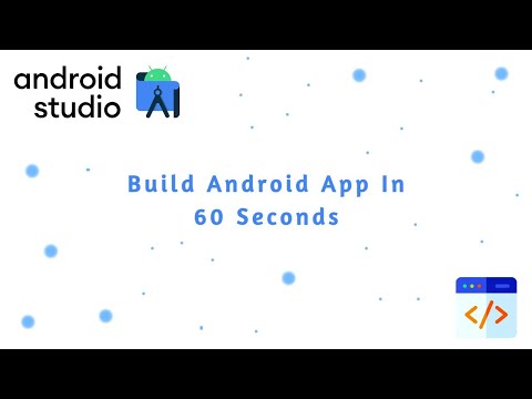 Build Android App in 60 Seconds | Hello World Android App  | Android App By  Programizzz