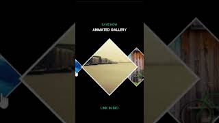 CSS ans JS Animated Gallery | CSS and JS Animation Tutorial