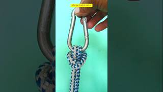 how to tie a rope to a hook#dailylifehacks #hacks #tricks #tips #knot #knotting #shorts #diy