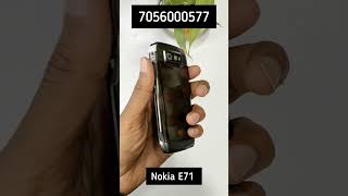 🌟 Nokia E71 in Just Rs 2199 🔥 Contact 7056000577 #viral #shorts #nokia #e71 #trending #vintage