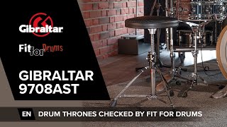 Gibraltar 9708AST Drum Throne checked by FIT FOR DRUMS (ENG)