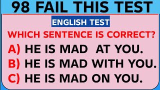 Mixed English Grammar Quiz: 98% Fail This Grammar Test!