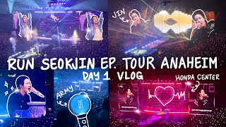 I SAW BTS JIN LIVE! 💖 RUNSEOKJIN EP. TOUR 2025 CONCERT VLOG ANAHEIM DAY 1 7.18.25 | HONDA CENTER
