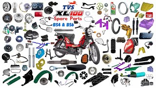 XL 100 Spare Parts Price List | TVS XL 100 BS6 ALL Spare Parts Price List | XL100 i Touch BS4 Parts