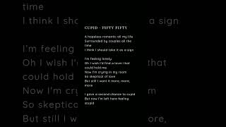 Cupid - Fifty Fifty #lyrics