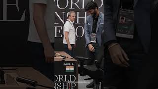 the two sides of a championship 😢 #chess #echecs #ajedrez #gukesh #gukeshd #dingliren