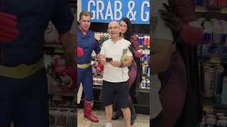 Homelander & Stormfront prank a guy at Walmart!! THE BOYS #Shorts