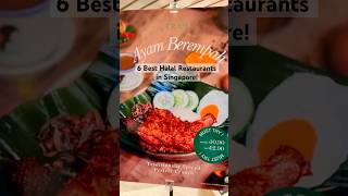 6 Best Halal Restaurants in Singapore You Should Try! #singapore #food