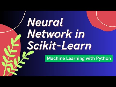 Neural Network (ANN with scikit-learn) | ML with Python | Lect. 17 #sklearn #neuralnetworks #python