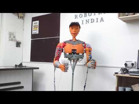 Humanoid Robot Made By students of Robotrix India
