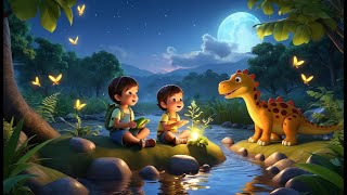 Row Row Your Dinosaur | Fun Dinosaur Song for Toddlers | Playful Nursery Rhyme