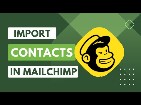 How to import contacts in mailchimp audience in 2023 🔥