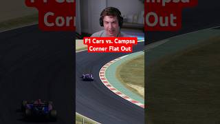 F1 Cars vs. Campsa Corner Flat Out