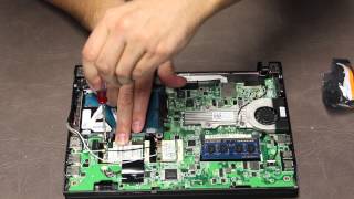 Dell Latitude 2120 Laptop disassemble + replace WWAN card