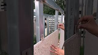 Exterior wall board installation process