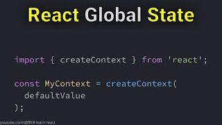 React Context API: Global State Management