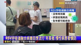 RSV呼吸道融合病毒四季流行 年長者.慢性病患者慎防@newsebc