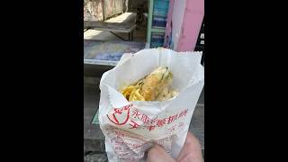 台北永康街天津蔥抓餅、台北永康街天津ネギチヂミ、Taipei Yongkang Street Tianjin Scallion Pancake
