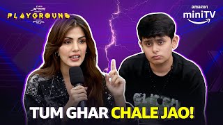 Rhea Chakraborty Ki SOLO GAME advice ft. Abhinav Shukla | Playground Season 3 | Amazon miniTV
