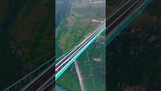 WORLD GRAND CANYON BRIDGE - HUAJIANG GORGE BRIDGE #civilengineering #bridge