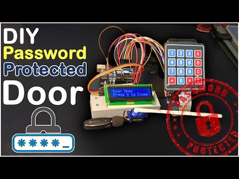 How I Made a Password-Protected Door Lock | DIY Arduino tutorial - WTC Zone #tutorial  #diy #lock