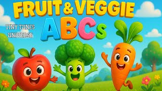 Fruit and Veggie ABC Song For Children | Playful Animated Song for Kids