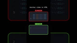 Senior vs Junior Developer Coding Style 🔥 | Code Like a Pro! #programming #shorts