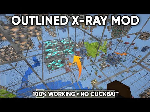 🔥Outlined X-Ray And Fullbright Packs For Minecraft Bedrock! (MCPE 1.21+)🚀