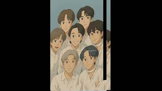 How's it?😁#shorts #ghibli #portrait #ai #bts #btsaicover #armygirl #cute #portrait #armink #bts4ever